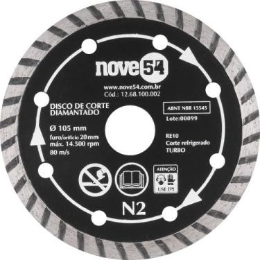 Imagem de Disco diamantado 105mm turbo furo 20mm n2 - Nove54