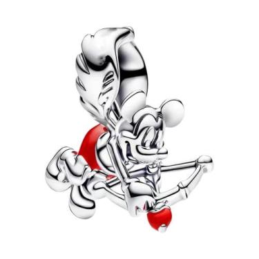 Imagem de Pulseira De Charme Em Prata Esterlina 925 Para Mulheres, Joias Mickey 