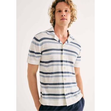 Imagem de Camisa Masculina Listrada Em Tricô-Masculino