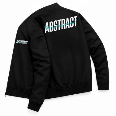 Imagem de Jaqueta Bomber Esportiva Abstract Fitness Academia Abs Token Arte-Masculino