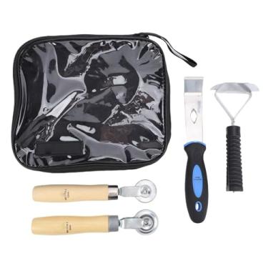 Imagem de Fafeicy Kit de Ferramentas para Reparo de Pneus, Materiais Resistentes, Rolo de Remendo de Pneus, Tamanhos de 6 Mm 12 Mm, Manutenção Eficiente para Motocicleta de Caminhão