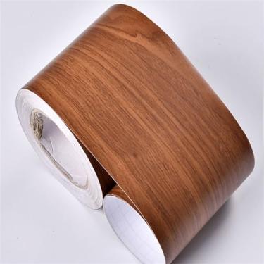 Imagem de GQQGSHOP Faixa autoadesiva de borda de parede de 5 metros à prova d'água, decoração de borda de parede, painéis de parede de PVC, borda de teto, moldura de porta, linha de cintura, decoração de