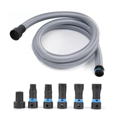 Imagem de Jiawu Kit de Mangueira de Coleta de Poeira de 1-1/4 Polegadas de 10 Pés Com 6 Adaptadores, Conexão de Mangueira de Coletor de Poeira, Adaptador de Ferramenta Elétrica