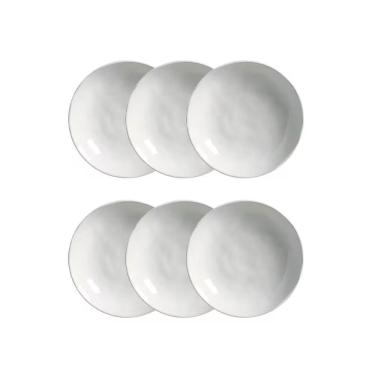 Imagem de 6 Pratos Fundos 1,1l 25cm Bio New White Porto Brasil Branco