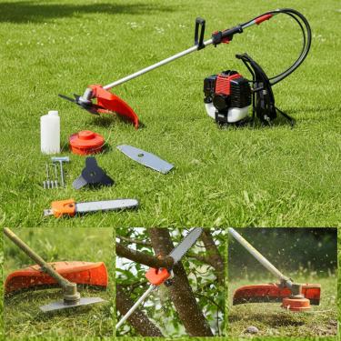 Imagem de Roçadeira 65cc 3hp Costal 2t A Gasolina Profissional Com Motopoda