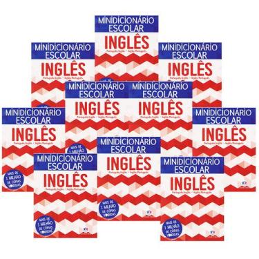 Imagem de Minidicionário Escolar De Inglês 10 Unidades Em Atacado - Ciranda Cult