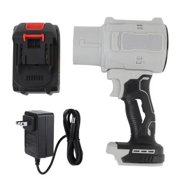 Imagem de Ventilador de folhas sem fio, pequeno, 130000rpm, portátil, elétrico, mini ventilador a jato com carregador e bateria de 21,8ah, para teclado de carro (Plugue dos EUA)