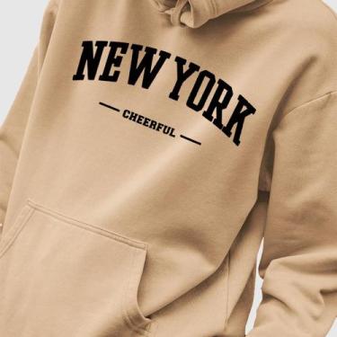 Imagem de Blusa Moletom Genuine Grit Masculina Estampada Algodão 30.1 New York, 