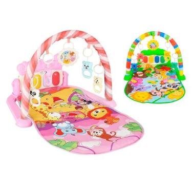 Imagem de Tapete De Atividades Sensorial Piano Musical Bebê Interativo Infantil 