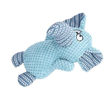 Imagem de aqxreight Elefante Cão Guincho Brinquedo Bonito Pelúcia Filhote de Cachorro Mastigando Som Brinquedo Molar Limpeza Dentes de Pelúcia Cão Animais de Estimação Com Longe de Casa Seu Esta Diversão