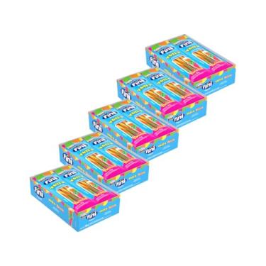 Imagem de Tubes Balas de Goma – Kit com 5 Caixas Display (60 Pacotes de 15g) | Sabores Variados (5 x Frutas Silvestres)