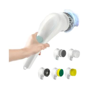 Imagem de Escova De Limpeza Elétrica Sem Fio Portátil Multifuncional Para Cozinh
