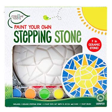 Imagem de Creative Roots Paint Your Own Mosaic Sun Stepping Stone by Horizon Group USA