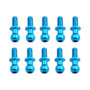 Imagem de Parafusos De Cabeça Esférica Hexagonal De Metal M3 Para Carro RC Drift