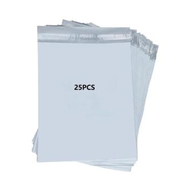 Imagem de Sacos De Courier Autoadesivos Brancos 25x30cm, Sacos De Polietileno Pa