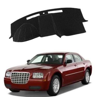 Imagem de BOLTRY Capa de painel para Chrysler 300 300C 2004-2010 antiderrapante console central protetor solar brilho raios UV acessórios