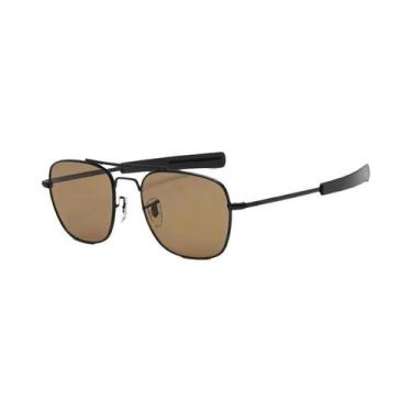 Imagem de Óculos De Sol Clássicos Unissex Estilo Retro Militar Americano AO Para