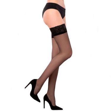 Imagem de Meia 7/8 com Renda Loba Lupo 05660-001, G