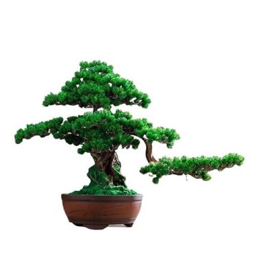Imagem de Árvore artificial simulação de enfeites de pinheiro acolhedor empresa zen decoração de varanda árvore falsa acessórios para casa árvore falsa (grande)