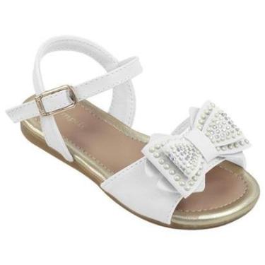 Imagem de Sandália Infantil Pampili Mili 642.095 Lacinho Perolizado-Feminino