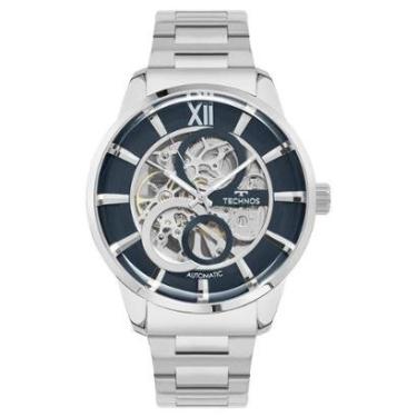 Imagem de Relógio Technos Masculino Automatico Prata - G3265AZ/1A-Masculino