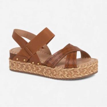 Imagem de Sandália Flatform Bottero Em Couro Caramelo, Caramelo, 36