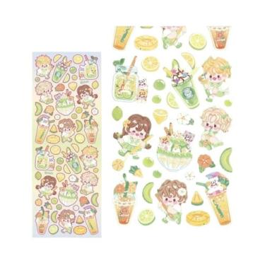 Imagem de Adesivos De Papelaria Coreanos Bobobo Em Estilo Cartoon Para Caderno, 