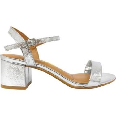 Imagem de Sandália Feminina Casual Social Básica Dia a Dia Passeio Trabalho Salto Médio Conforto Vizzano 6291.-Feminino