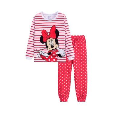 Imagem de Conjunto De Pijamas Minnie Para Meninas, Roupas De Dormir Para Criança