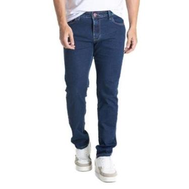 Imagem de Calça Jeans Sawary Slim - 281167 - Azul médio 46-Masculino