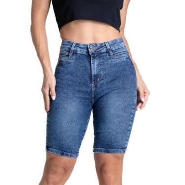 Imagem de Bermuda Jeans Sawary - 281557 - Azul médio 42-Feminino