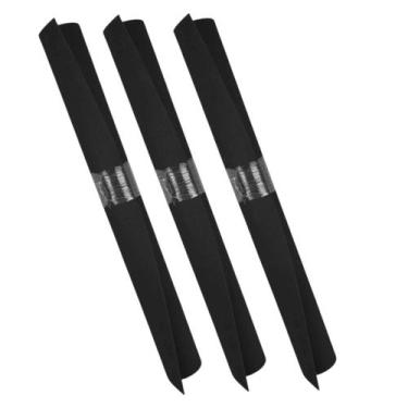 Imagem de Kit 3 Manta Eva Texturizada Revestimento 2X1MT 4,0MM Preto - Uso Varia