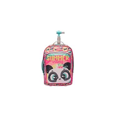Imagem de Mochila Escolar com Rodinha Panda Summer - Puket