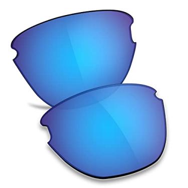 Imagem de TRUSHELL Lentes de reposição polarizadas para óculos de sol Oakley Frogskins Lite OO9374 Azul oceano - Polarizadas