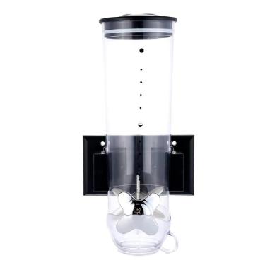 Imagem de Dispenser De Cereais De Parede Porta Alimentos Hermetico Mantimentos Sucrilhos Graos Granola Cozinha Restaurante