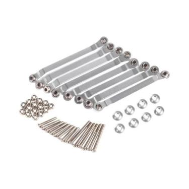 Imagem de Chassi De Metal Para Carro RC 1/12 1/16 Com Hastes De Tração E Suporte