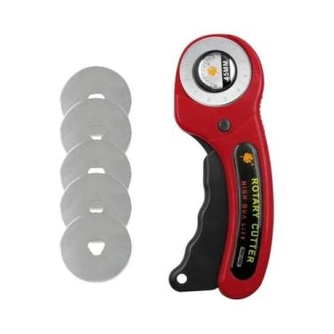 Imagem de Cortador Rotativo De Couro 45MM Com Lâmina Circular Para Artesanato, C