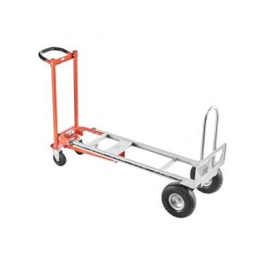 Imagem de Carrinho De Mão Dobrável E Reversível - Capacidade De 350 Kg, Rodas Maciças Reforçadas E Design Compacto, Adequado Para Armazenamento Móvel, Uso Em Escritórios E Em Casa.