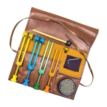 Imagem de Diapasão de ioga - Dispositivo de garfo de frequência musical, instrumento musical de alívio, para casa de sala de aula, banho, ioga, relaxamento, alívio de estresse, meditação, sala de aula