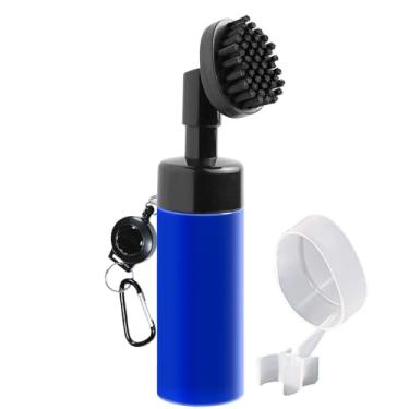 Imagem de Escova de golfe, conjunto de escova de limpeza de taco de golfe com garrafa de água de aperto, acessórios de manutenção de cuidados ecológicos para golfista, pai, pai, marido, mulheres, namorado
