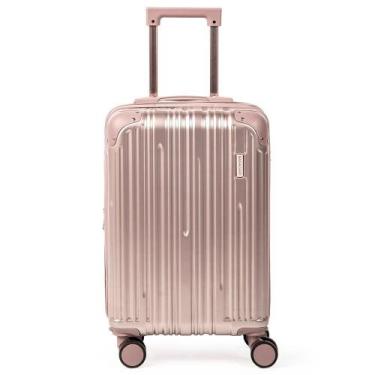 Imagem de Mala de Bordo 10 kg Policarbonato 4 Rodas Monte Carlo Rosé - Bagaggio,