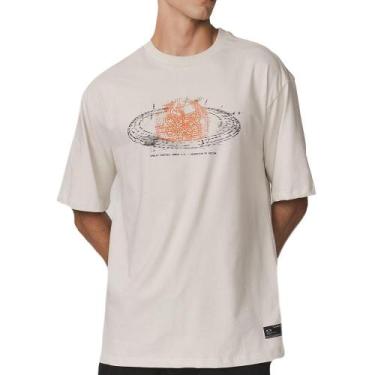 Imagem de Camiseta Oakley DNA Hologram Science SS SM26 Masculina Mist, GG, Harve