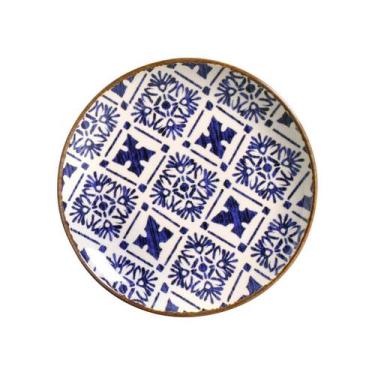 Imagem de Prato Sobremesa Porto Brasil Avulso Platinum Agra Greek Coup 1 Peça -,