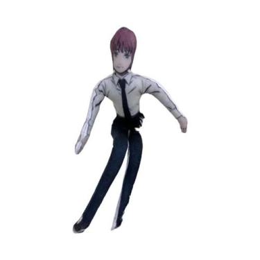 Imagem de Boneco De Pelúcia Makima Do Anime Chainsaw Man Com Esqueleto De Arame 