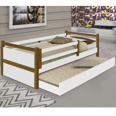 Imagem de Cama Bianca Branco Mel Com Cama Auxiliar