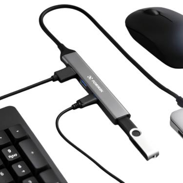 Imagem de Hub Fortrek USB 4 Portas em 1 USB 3.0 3x USB 2.0 DA41 14.5cm