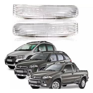 Imagem de Par Lente Pisca Seta Retrovisor Fiat Idea Adventure 2008