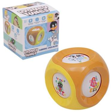 Imagem de Cubinho Chocalho Looney Tunes Brinquedo Bebê Interativo - 790850902611