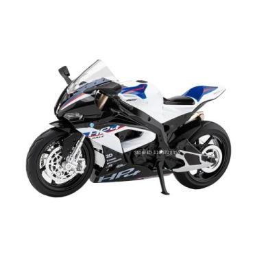 Imagem de Modelo De Moto Suzuki GSX1000R HP4 Em Escala 1:12 Com Som, Luz E Amort