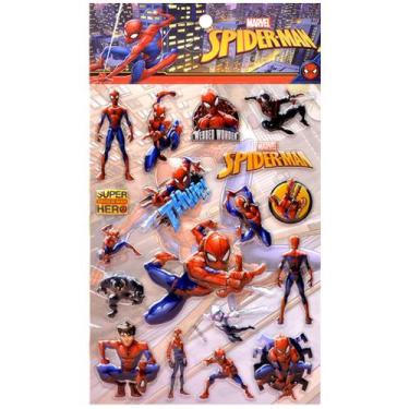 Imagem de Adesivos Puffy Creative Superrheros Waterproof 3D Spiderman - Yiweisai